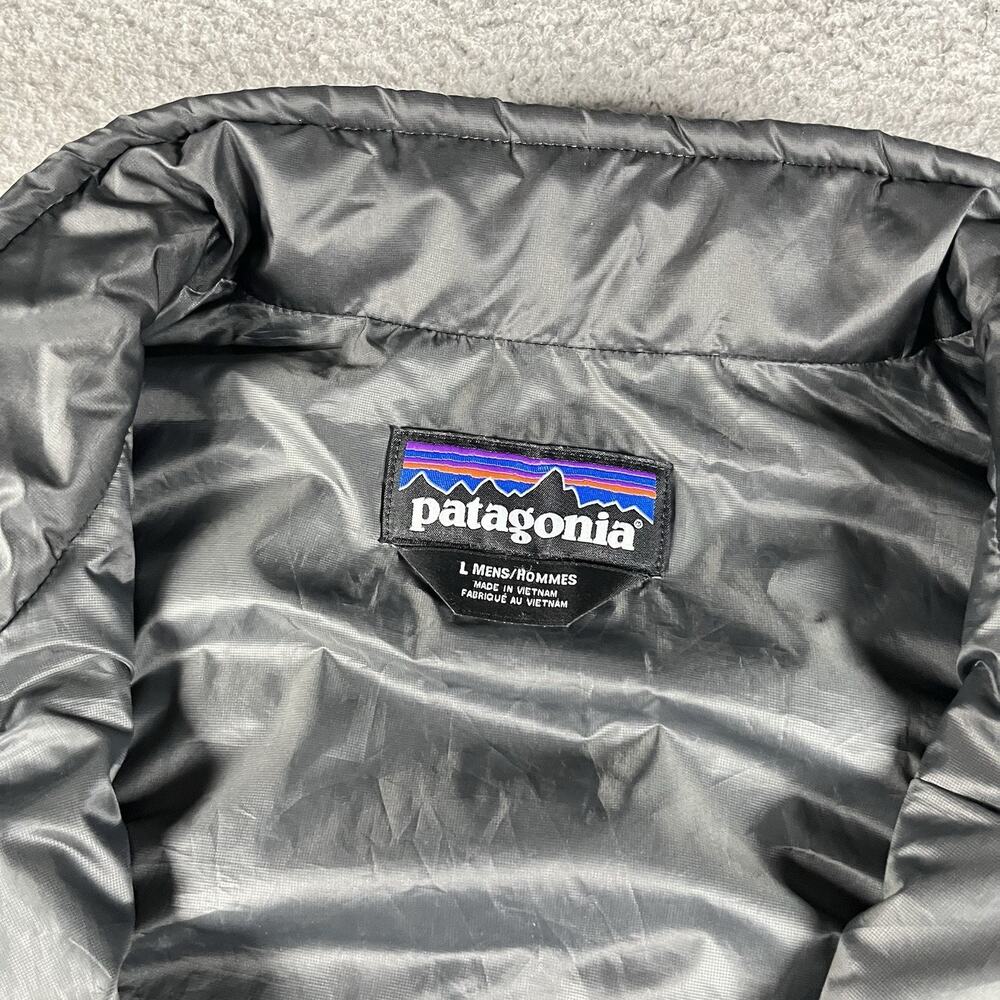 Patagonia Nano Puff Vest Mens L Gray Puffer Primaloft Insulated Packable Zip - Picture 2 of 16